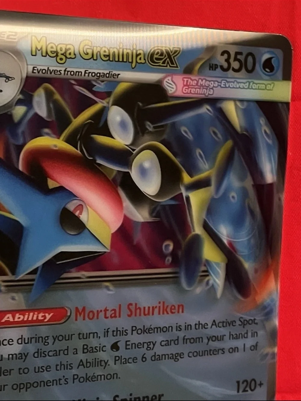 Premium Collection Mega Greninja ex Oversized Lenticular Promo Card Near Mint